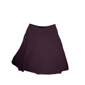 Y2K Brown Midi Skirt Women’s Size 10 Minimalist Old Money Classic Cottagecore